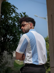 OLD MONEY AURA PANEL SHIRT.