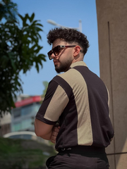 OLD MONEY AURA PANEL SHIRT.